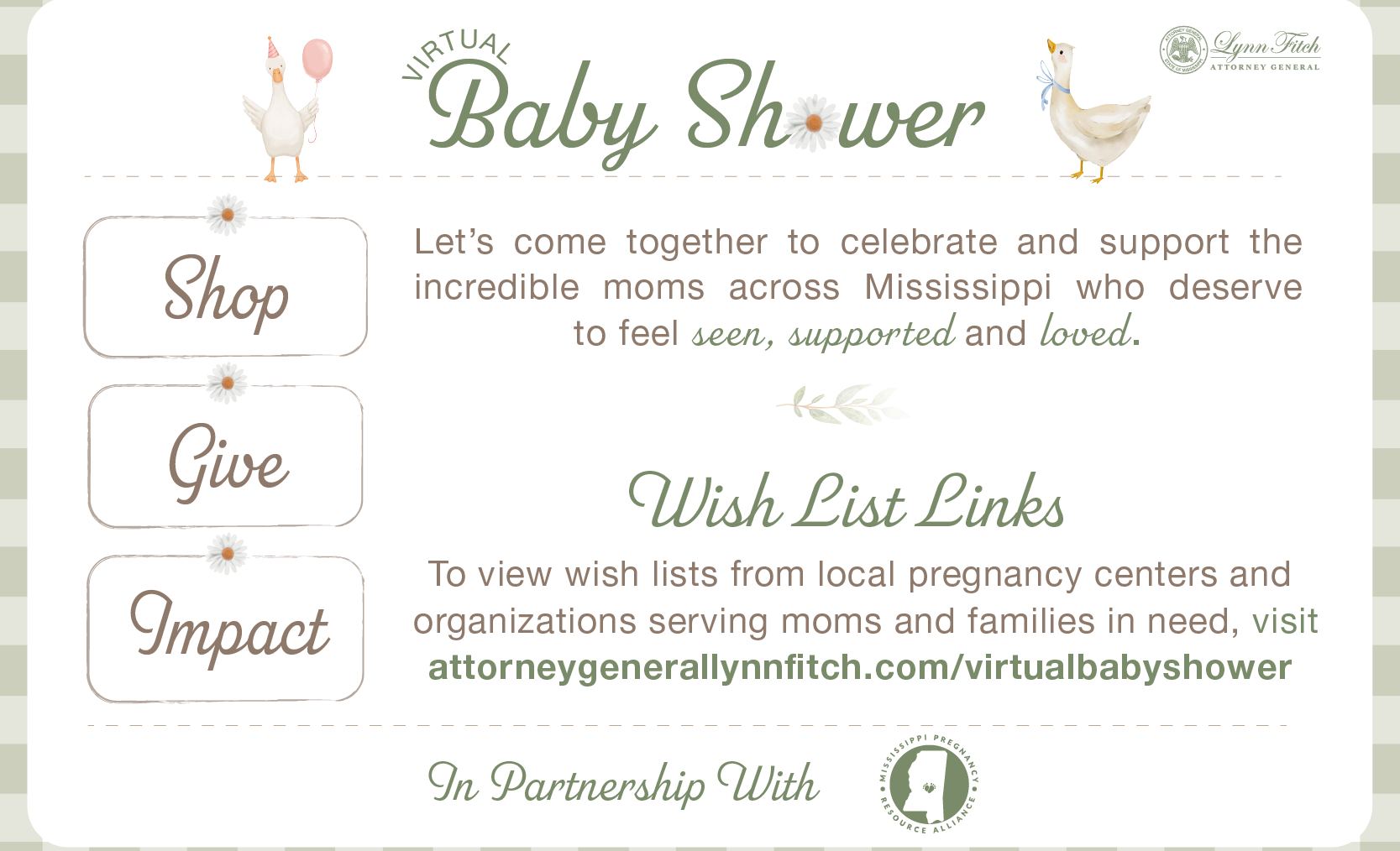 Virtual Baby Shower